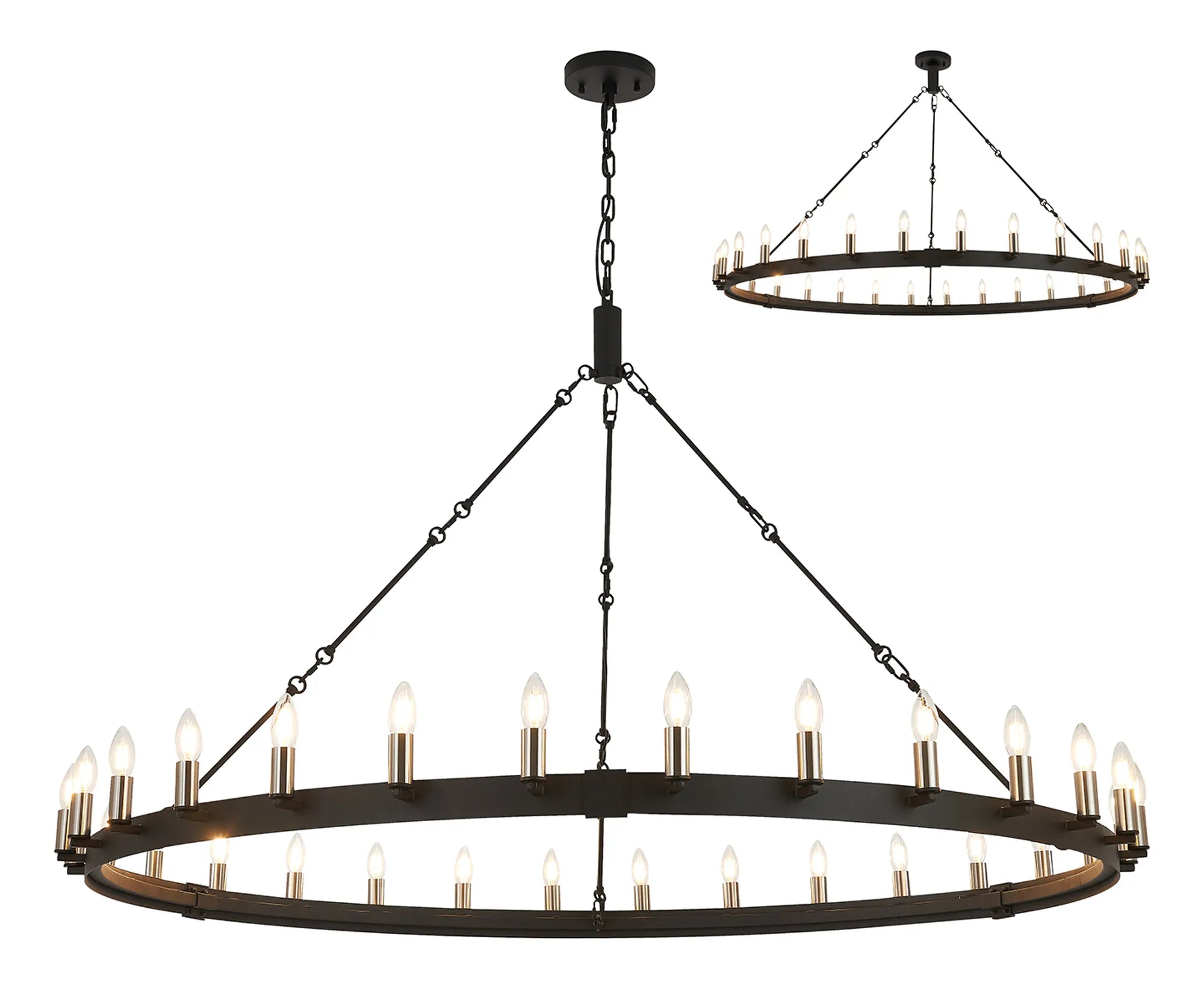 Blare 24Lt/30Lt Chandelier - Various Finishes