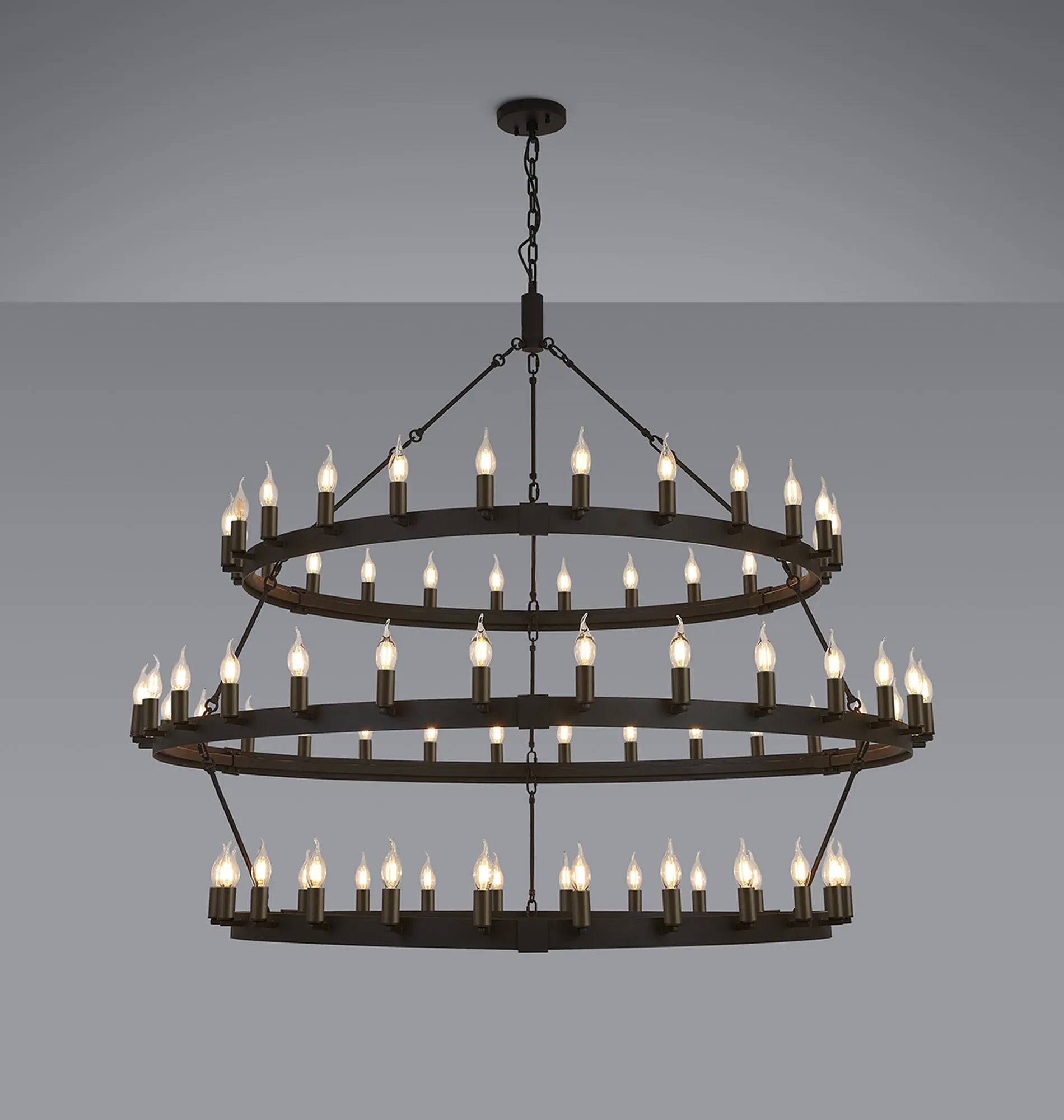 Blare 78/84 Light Chandelier- Various Finishes
