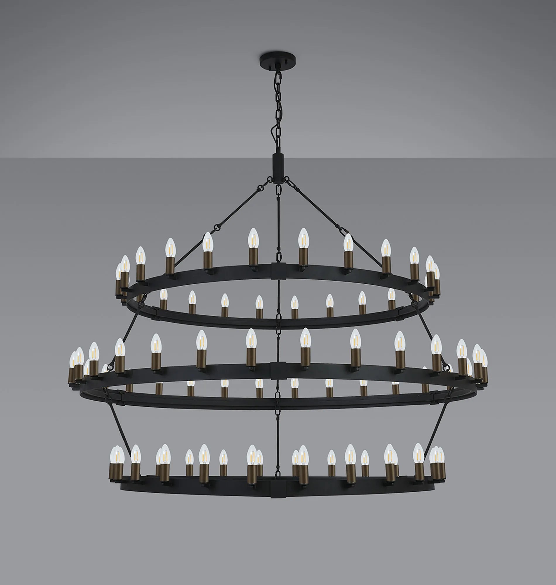Blare 78/84 Light Chandelier- Various Finishes