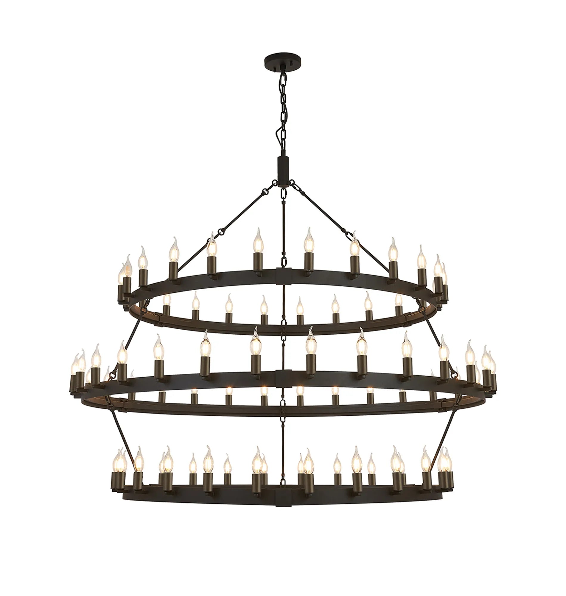 Blare 78/84 Light Chandelier- Various Finishes
