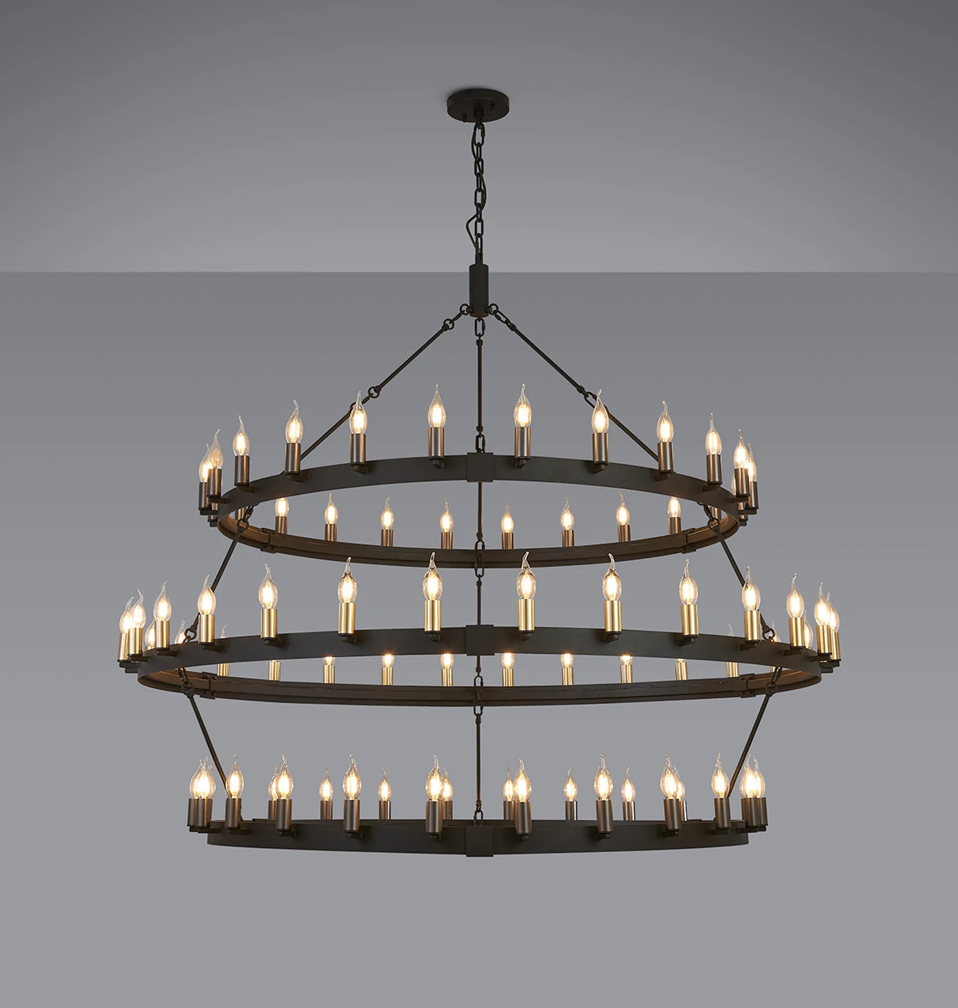 Blare 78/84 Light Chandelier- Various Finishes