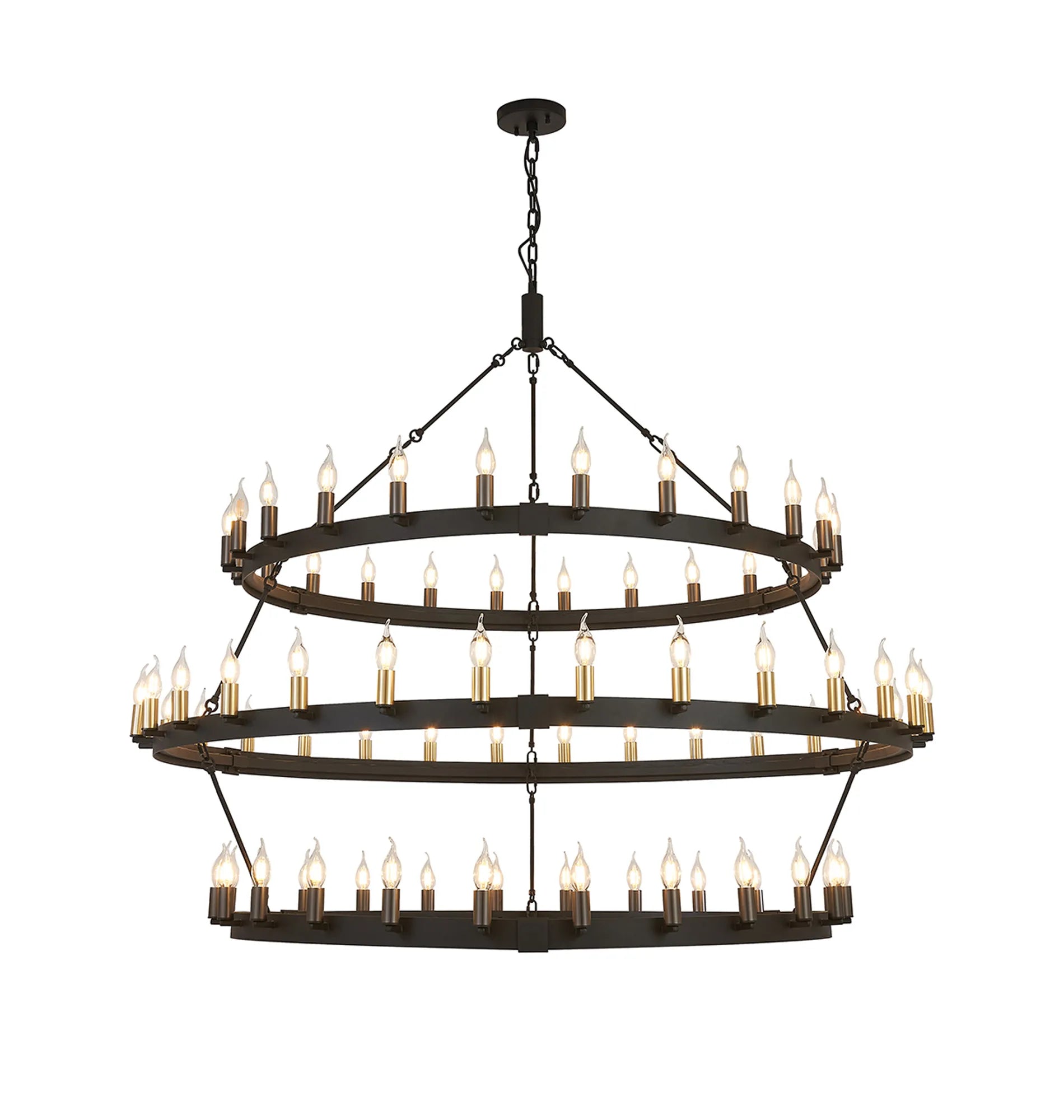 Blare 78/84 Light Chandelier- Various Finishes