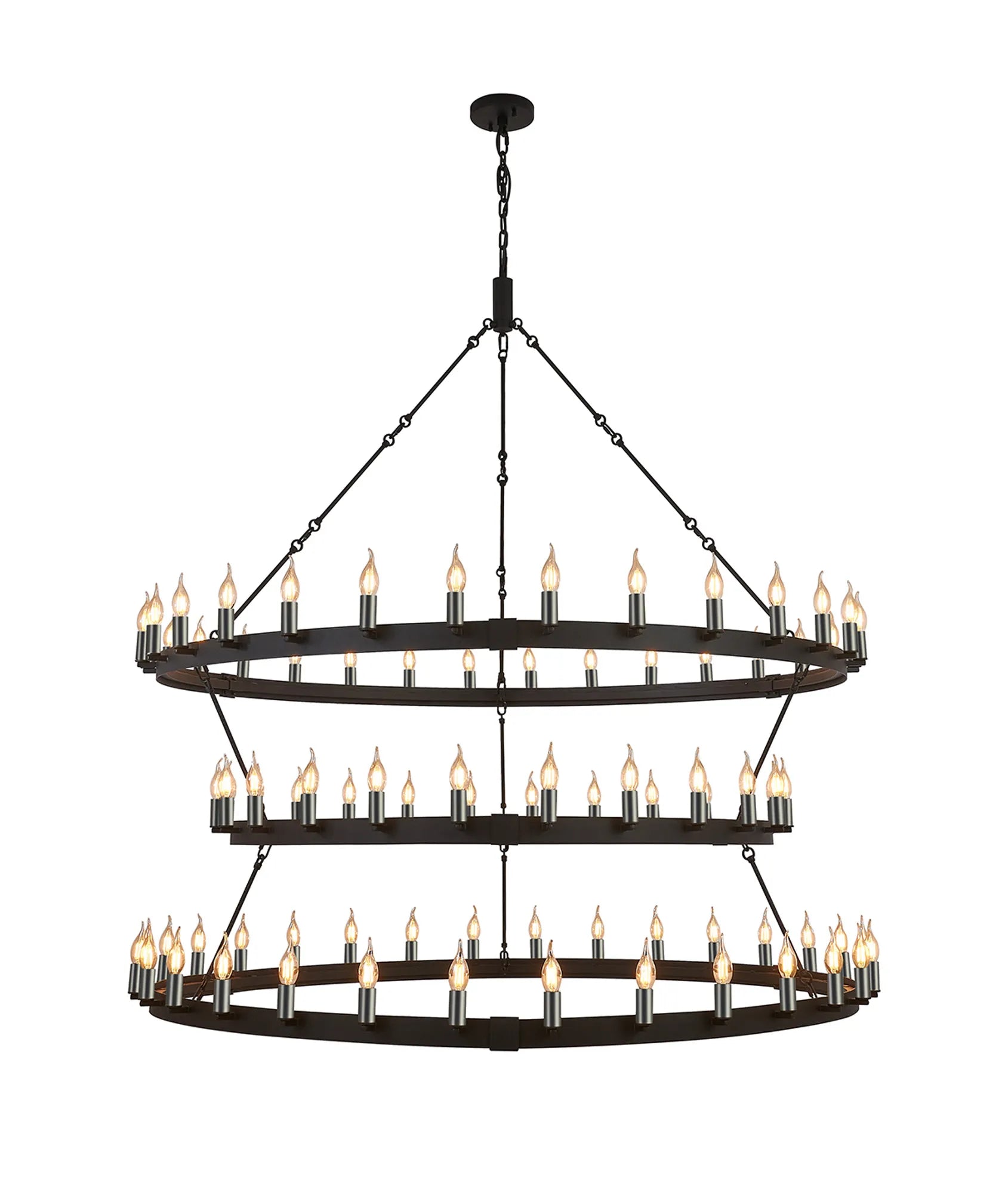 Blare 78/84 Light Chandelier- Various Finishes