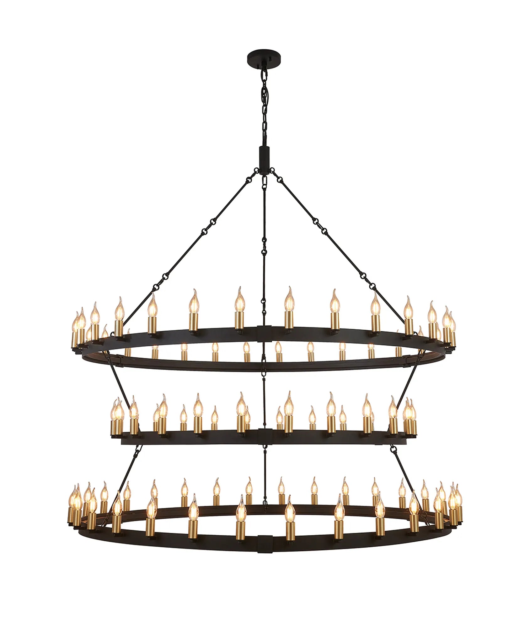 Blare 78/84 Light Chandelier- Various Finishes