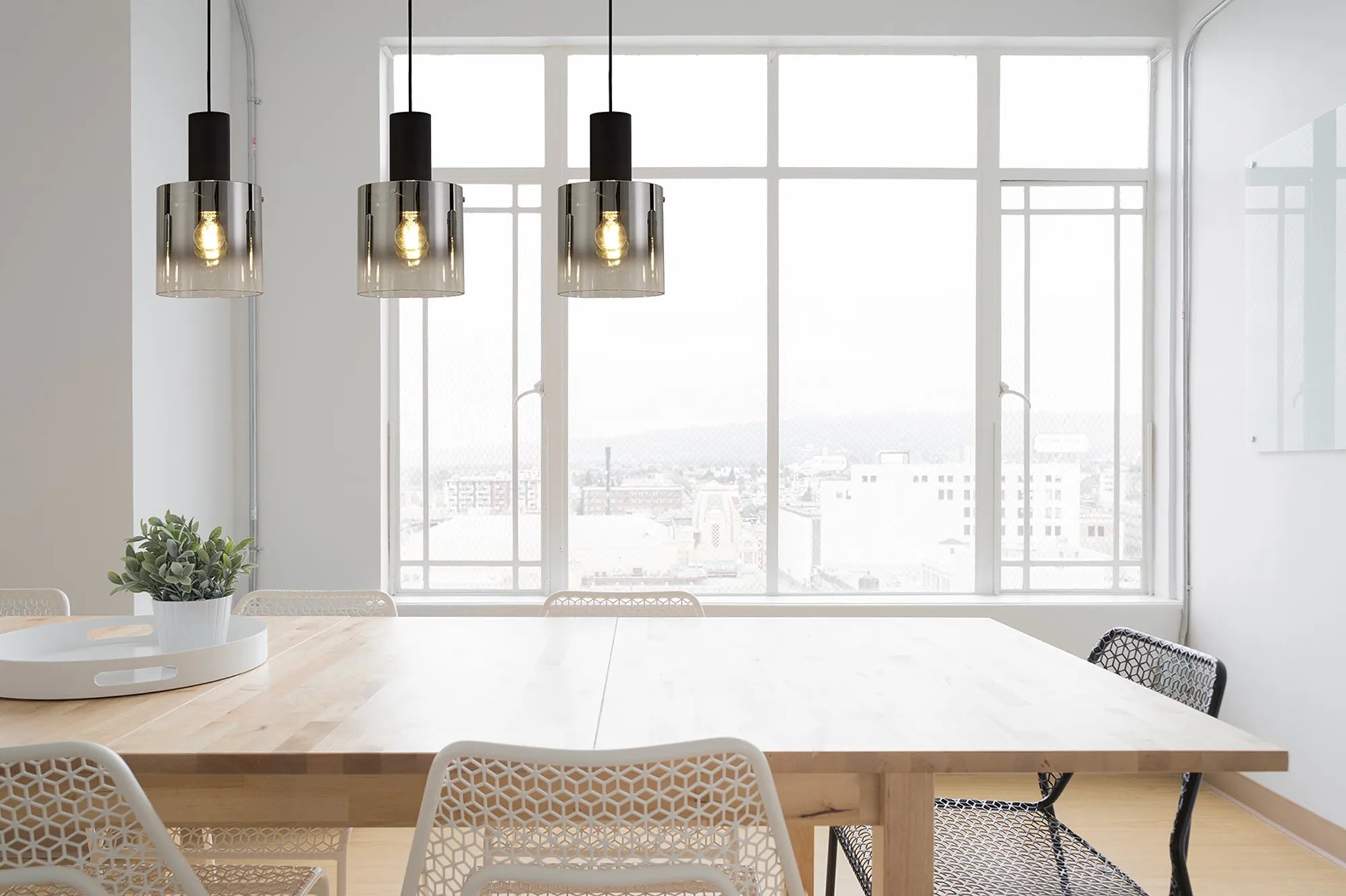 Hailey Linear Pendant, 3 Light Adjustable E27, - Various Finishes