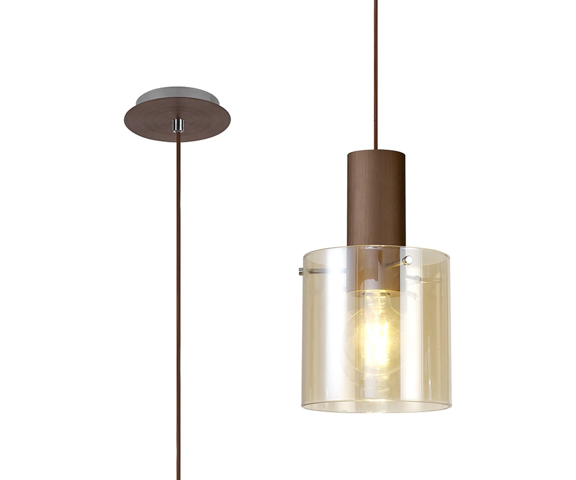 Hailey 1Lt Adjustable Pendant - Various Styles