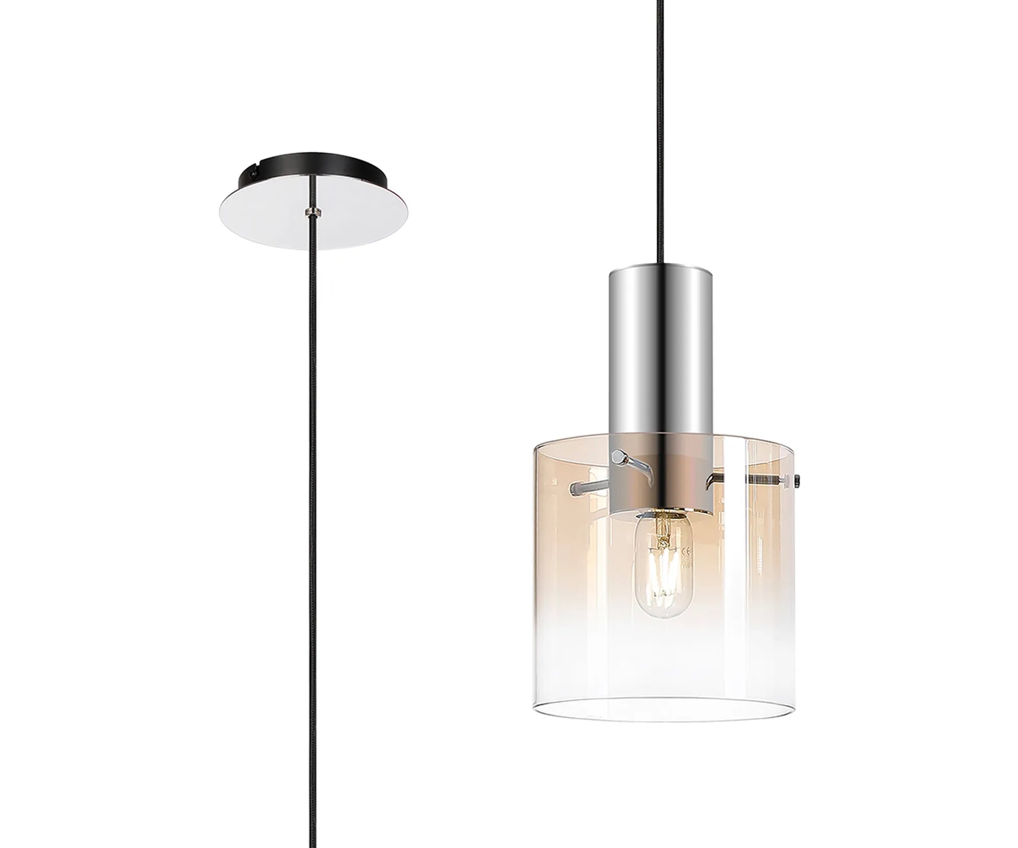 Hailey 1Lt Adjustable Pendant - Various Styles