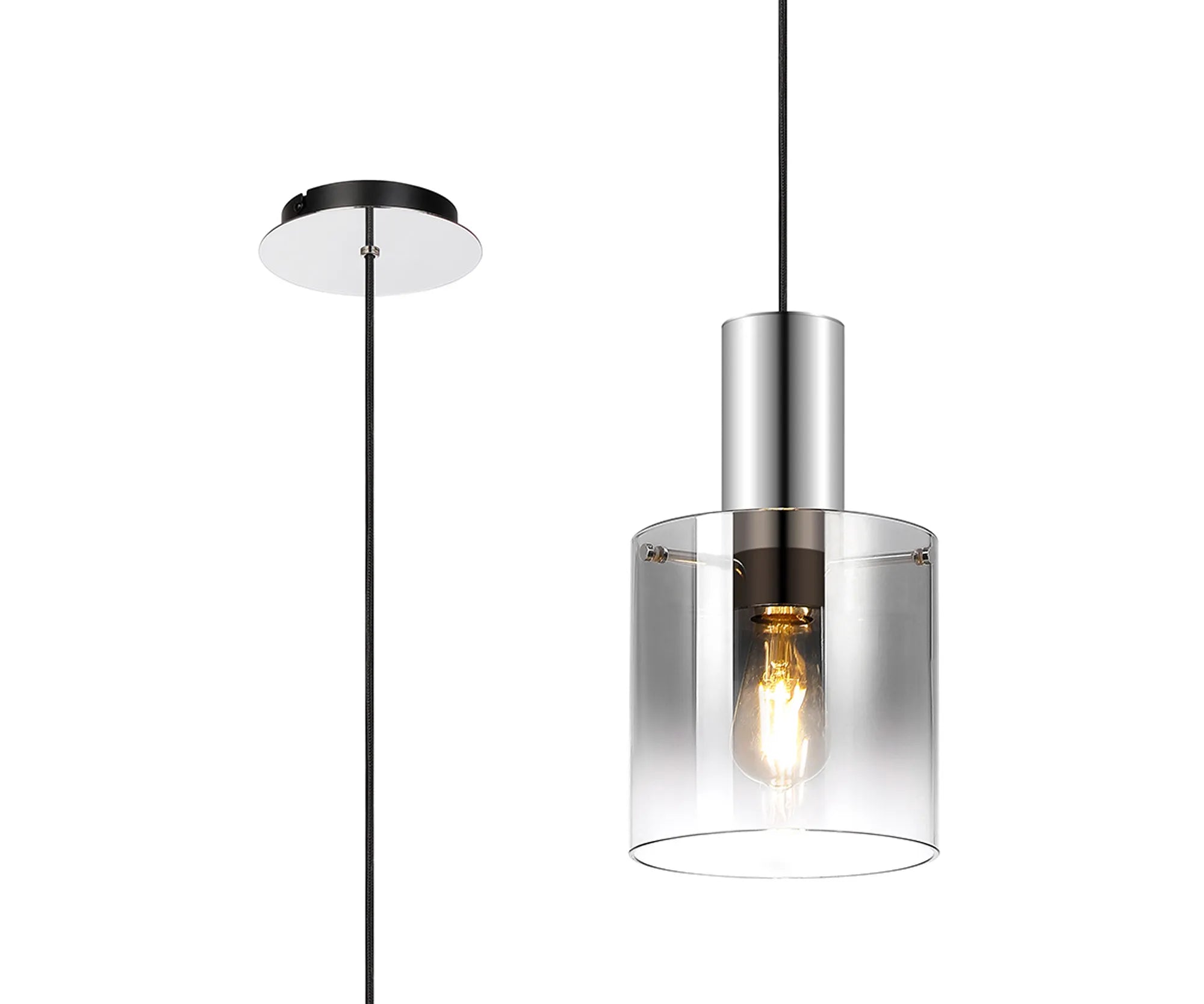 Hailey 1Lt Adjustable Pendant - Various Styles