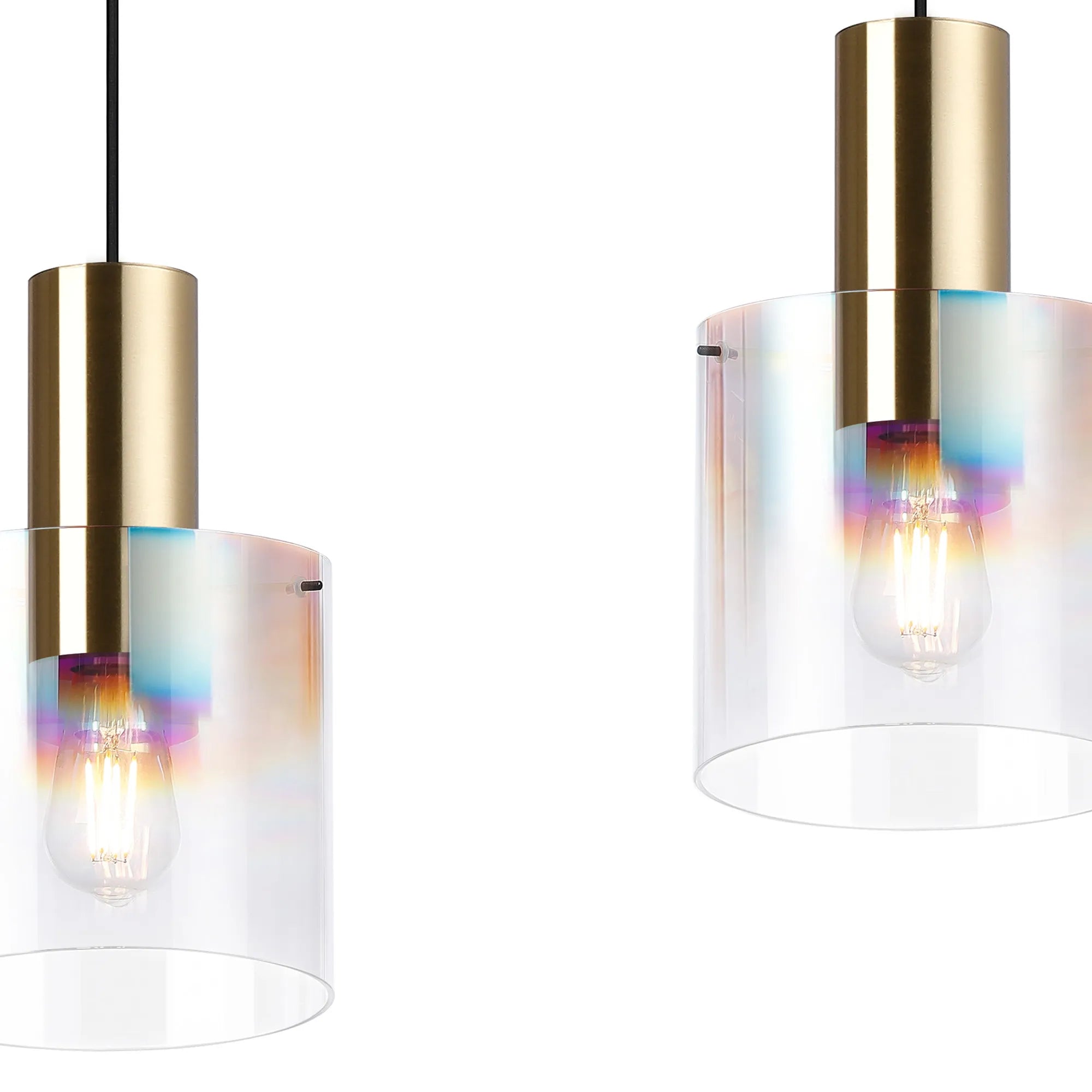 Hailey Linear Pendant, 3 Light Adjustable E27, - Various Finishes