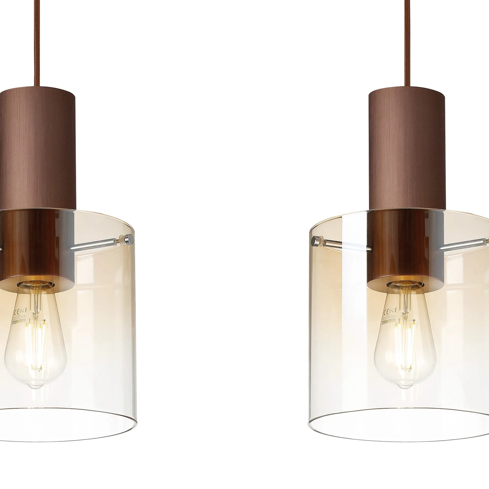 Hailey Linear Pendant, 3 Light Adjustable E27, - Various Finishes