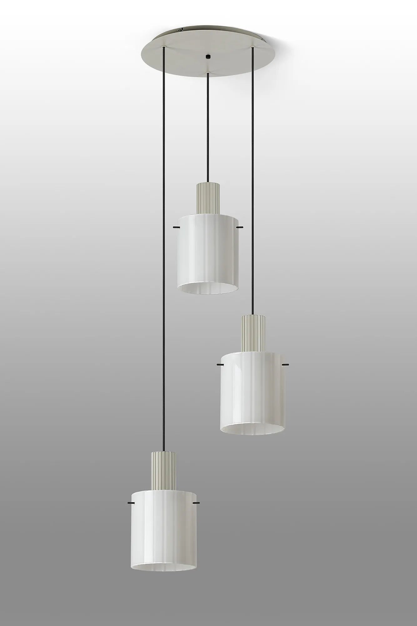Hailey 3Lt Cluster Wide Line Glass - Various Colours