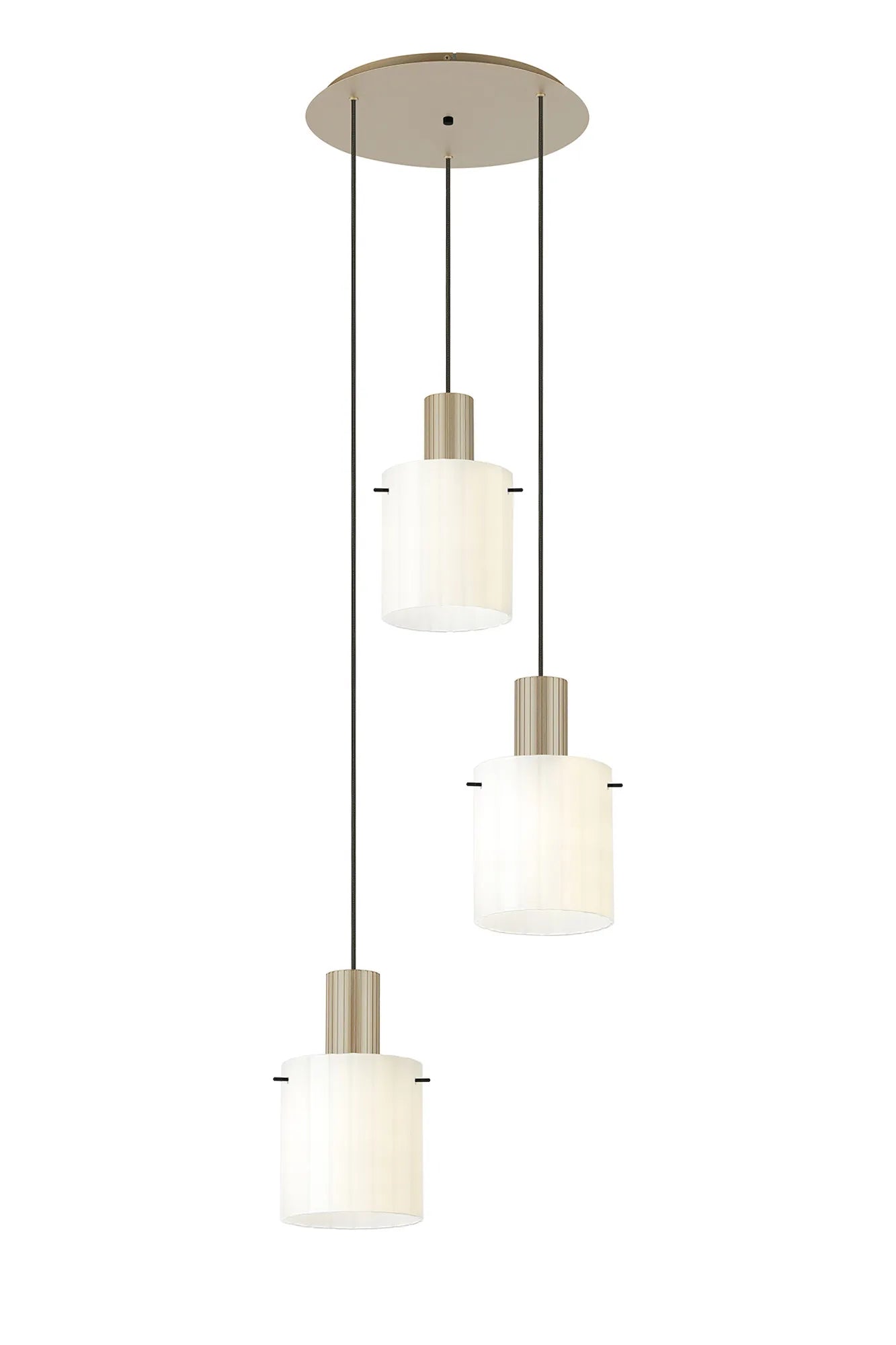 Hailey 3Lt Cluster Wide Line Glass - Various Colours