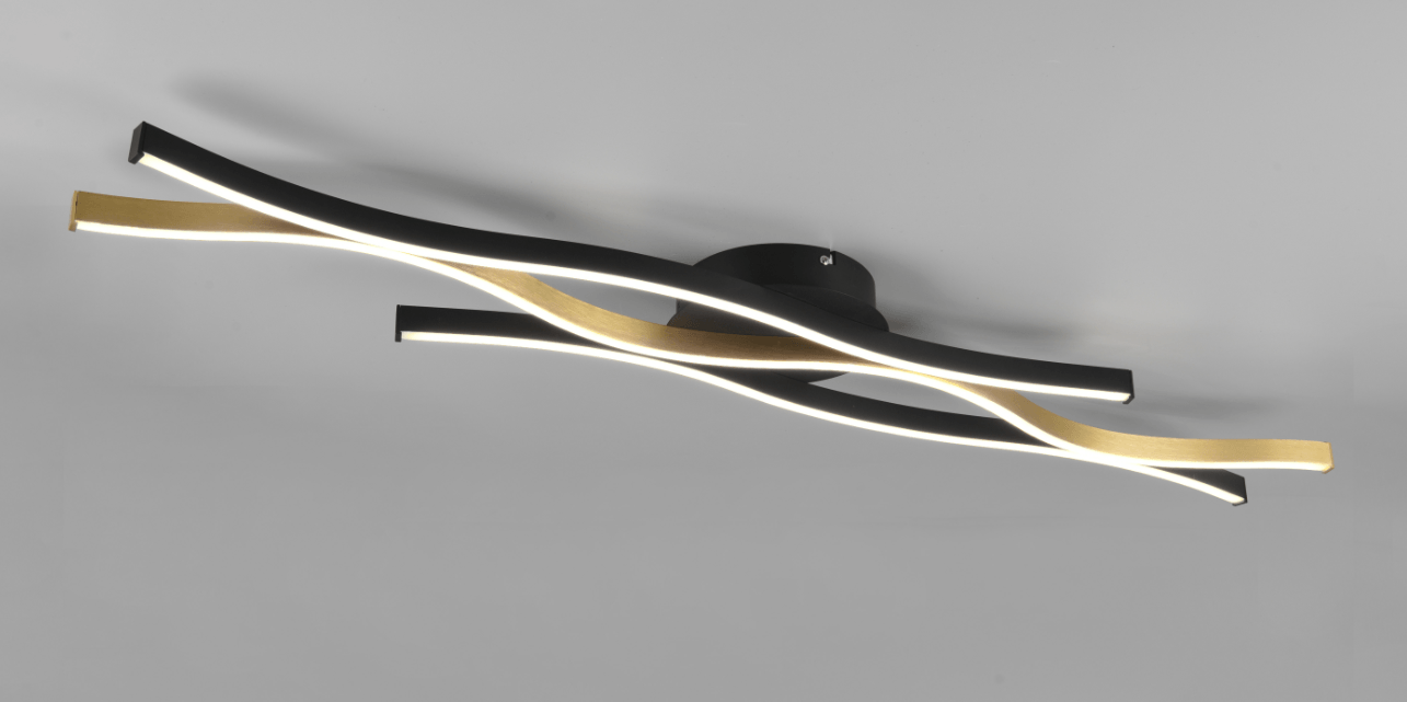 Blaze Brushed aluminum/Brass mat-Finish
