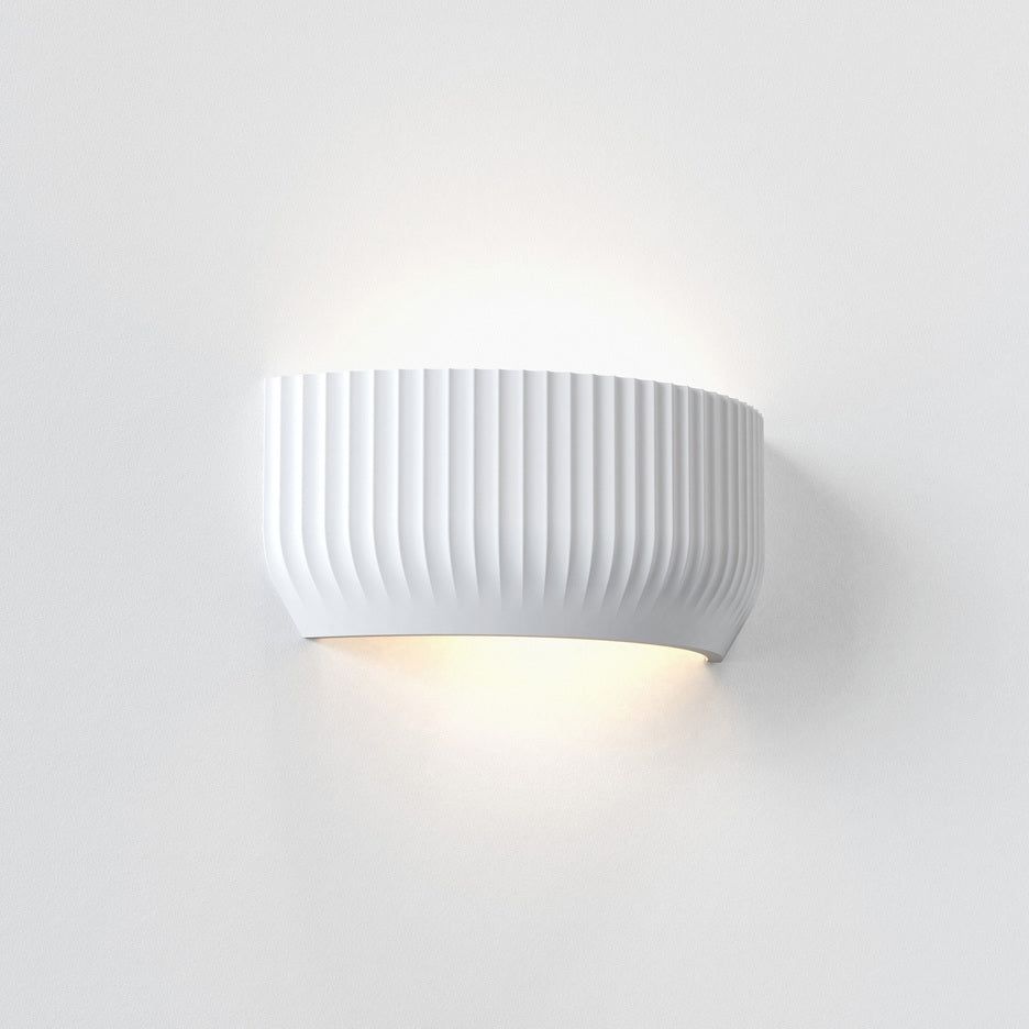 Blend Plaster Wall Light Fixture