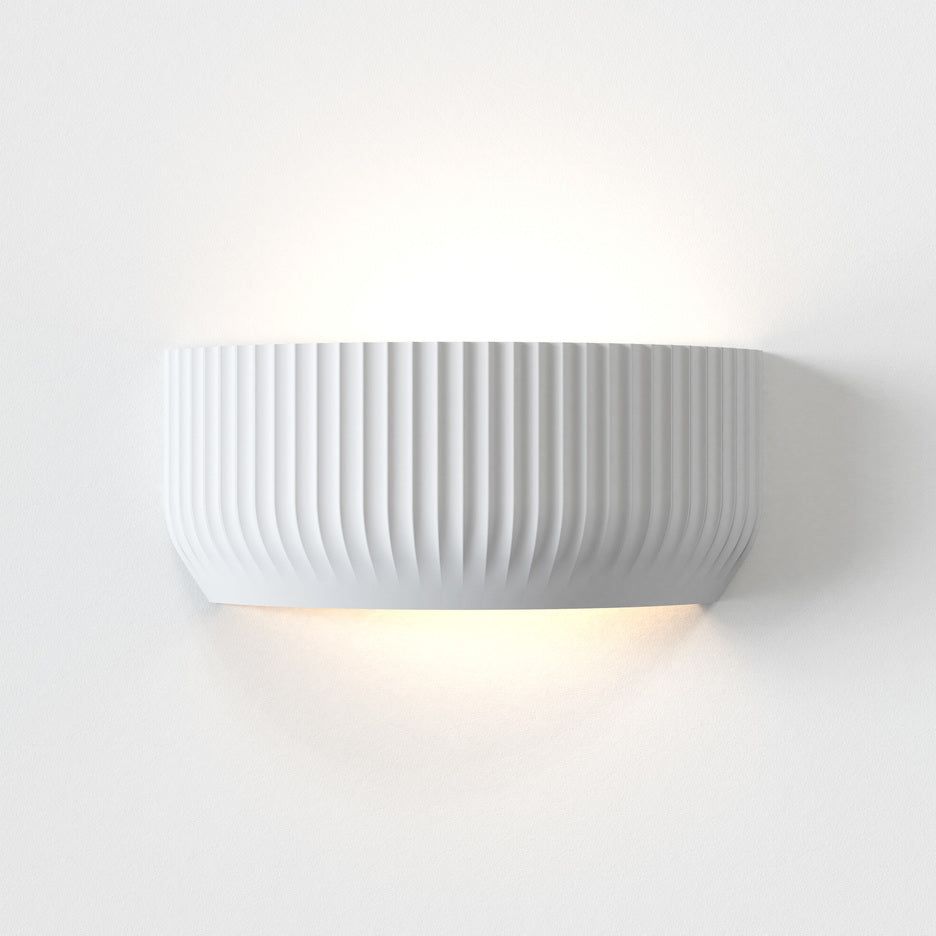 Blend Plaster Wall Light Fixture