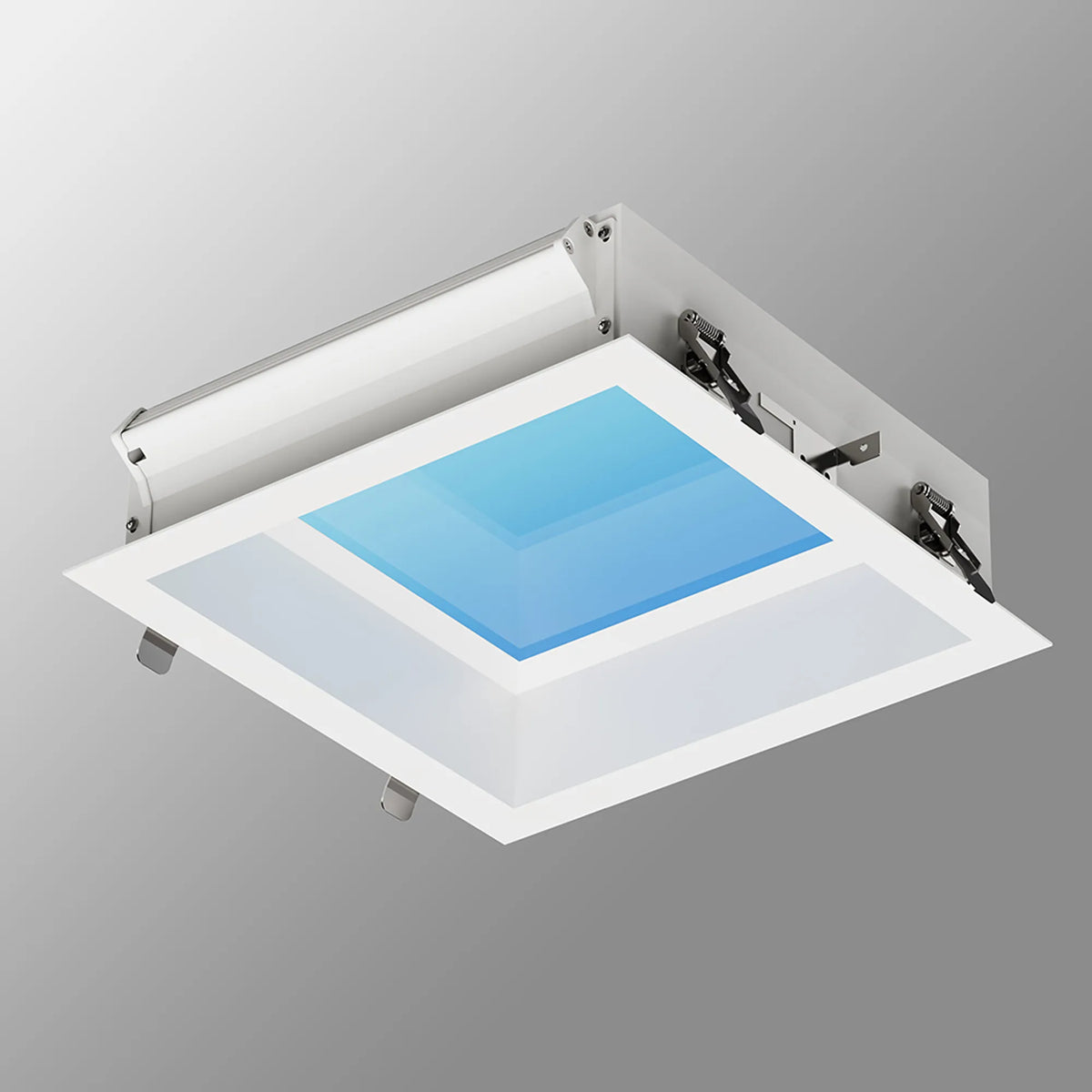 Blue Square Led Light Blue Sky LED Square Recessed Light – Cusack Lighting