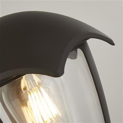 Bluebell 30 Cm Outdoor Post - Grey & Polycarbonate, Ip44