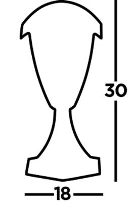 Bluebell 30 Cm Outdoor Post - Grey & Polycarbonate, Ip44