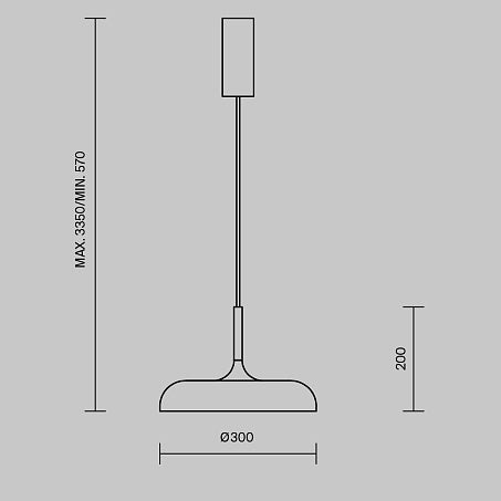 Gerhard Pendant Lights- Various Colours & Sizes