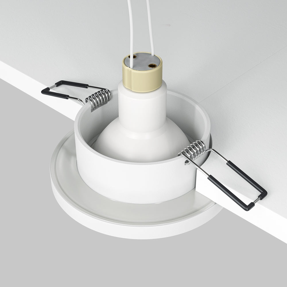 Stark Round/Square Recessed Bathroom Light IP65 - Various Colours