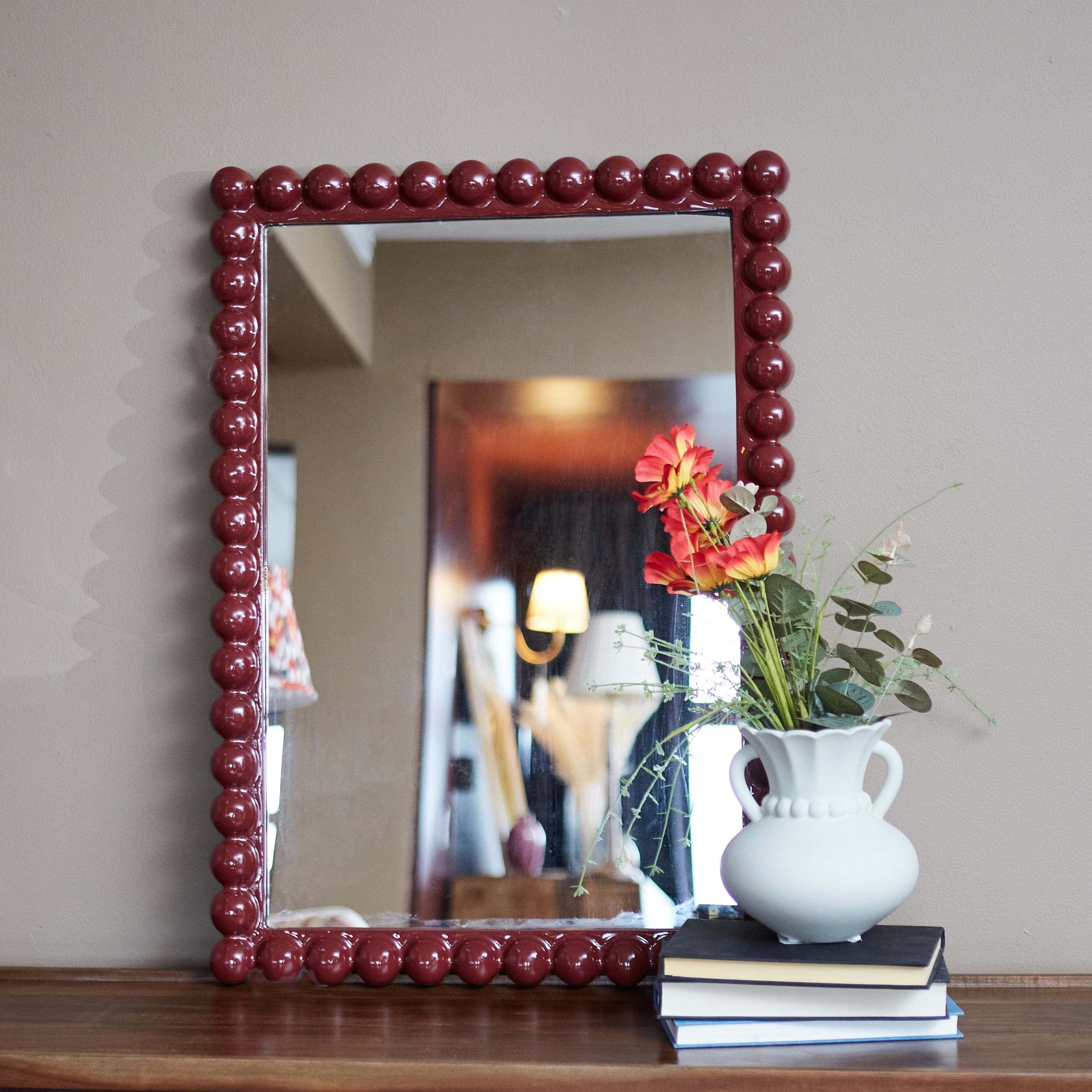 Amelia Bobbin/ Petite Mirror- Various Finishes