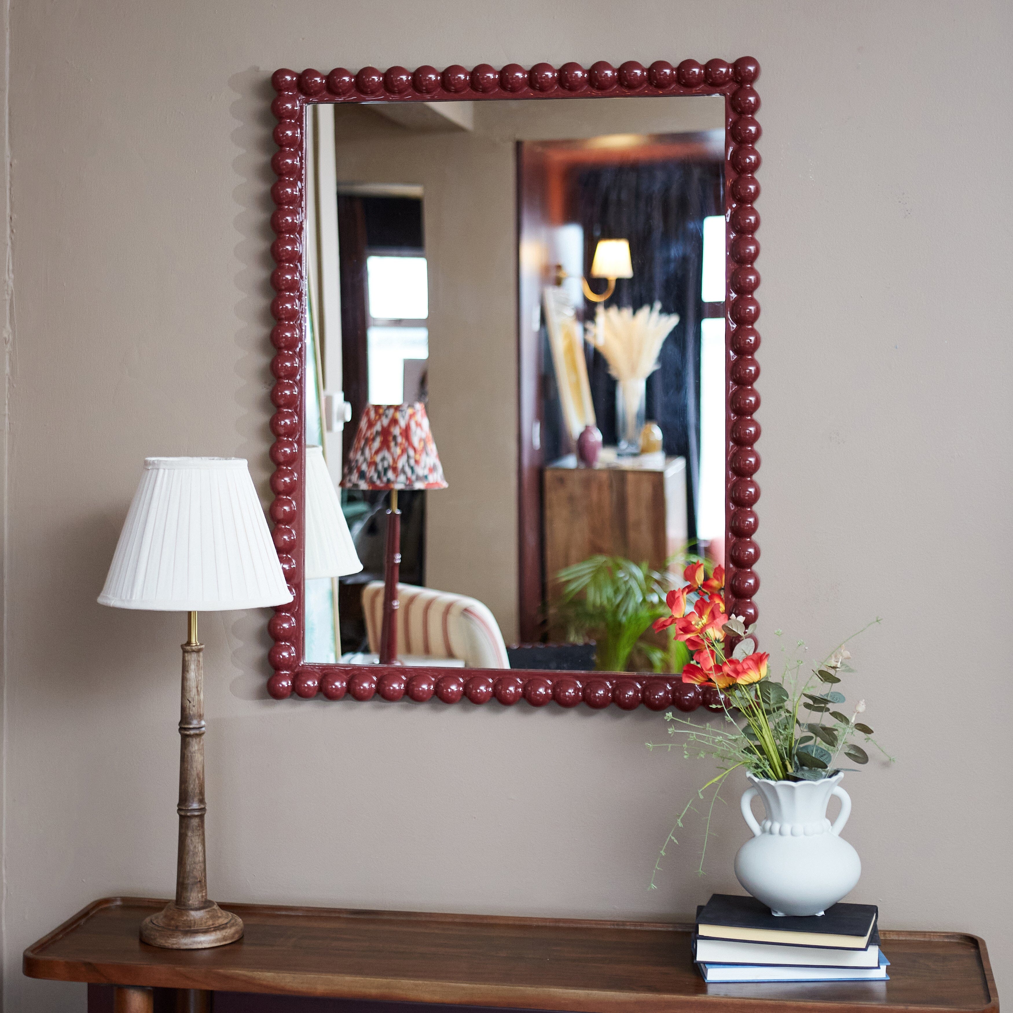 Amelia Bobbin/ Petite Mirror- Various Finishes