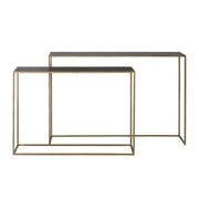 Boca Console Black Wash - Gold