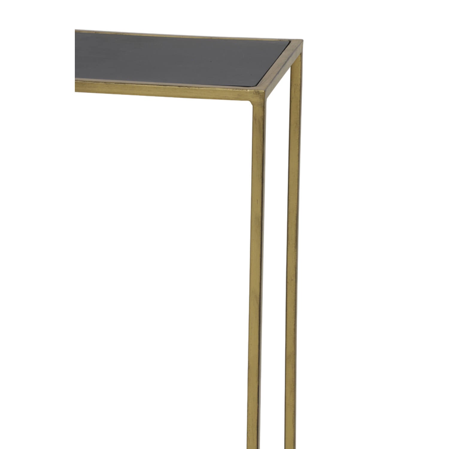Boca Console Black Wash - Gold