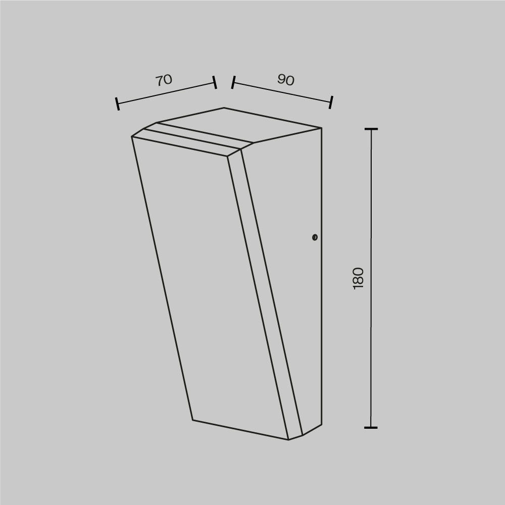 Brick Outdoor Wall Light- Various Sizes
