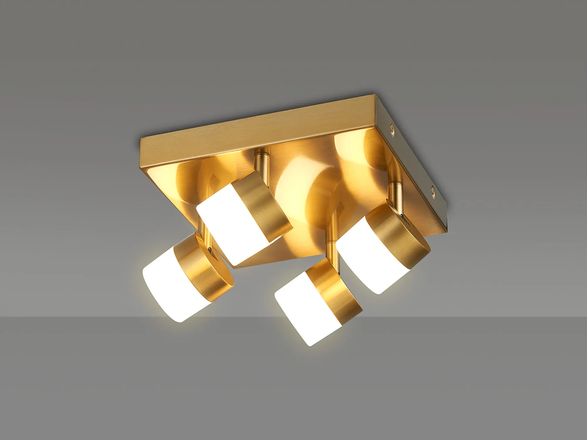 Zap 4 Light Ceiling, 4 x 5W LED, 4000K, 1700lm, IP44, 3yrs Warranty