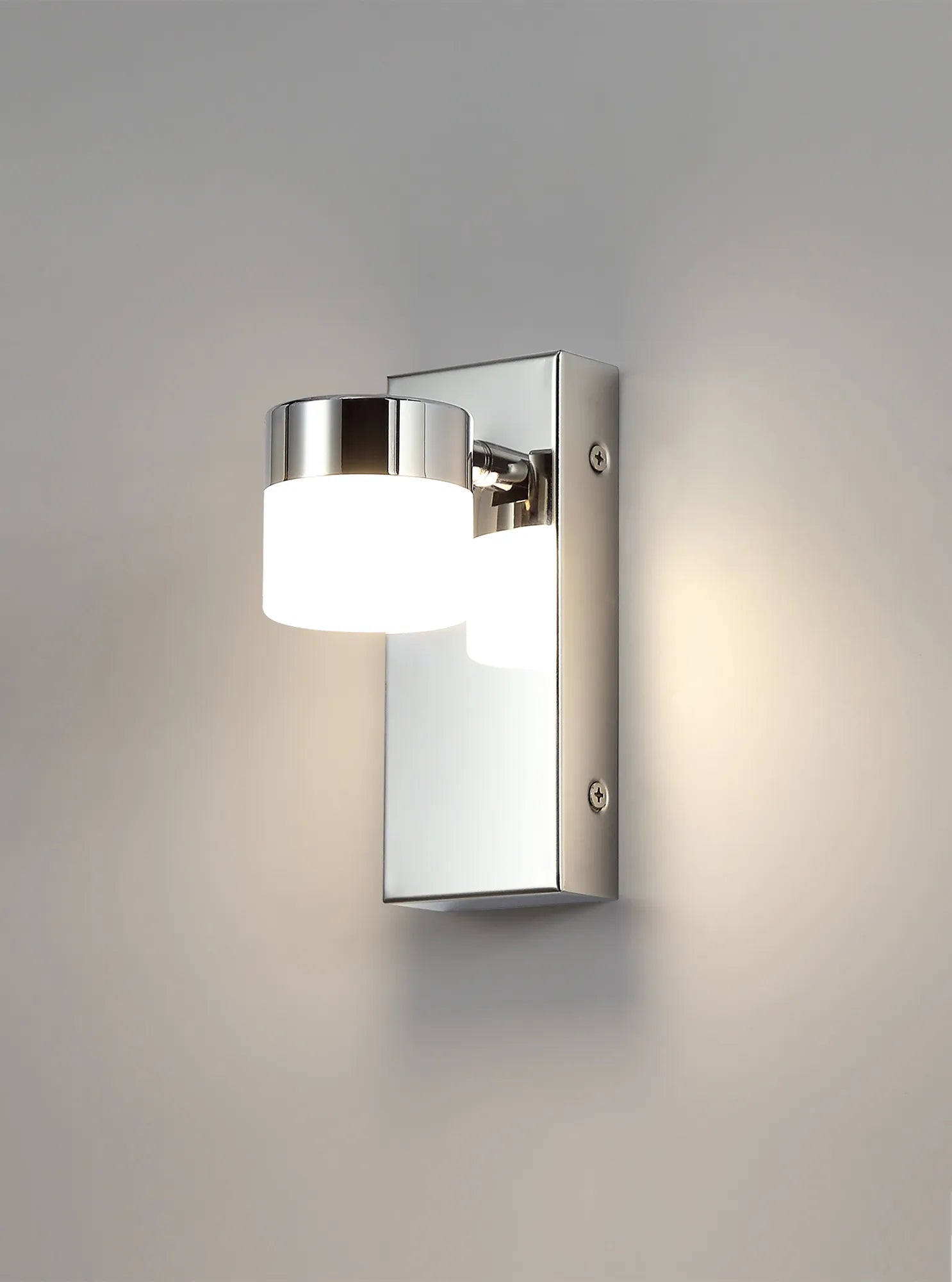 Zap Wall Lamp Single Adjustable, 1 x 5W LED, 4000K, 415lm, IP44, 3yrs Warranty