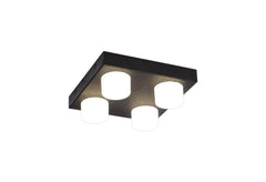 Zap 4 Light Ceiling, 4 x 5W LED, 4000K, 1700lm, IP44, 3yrs Warranty