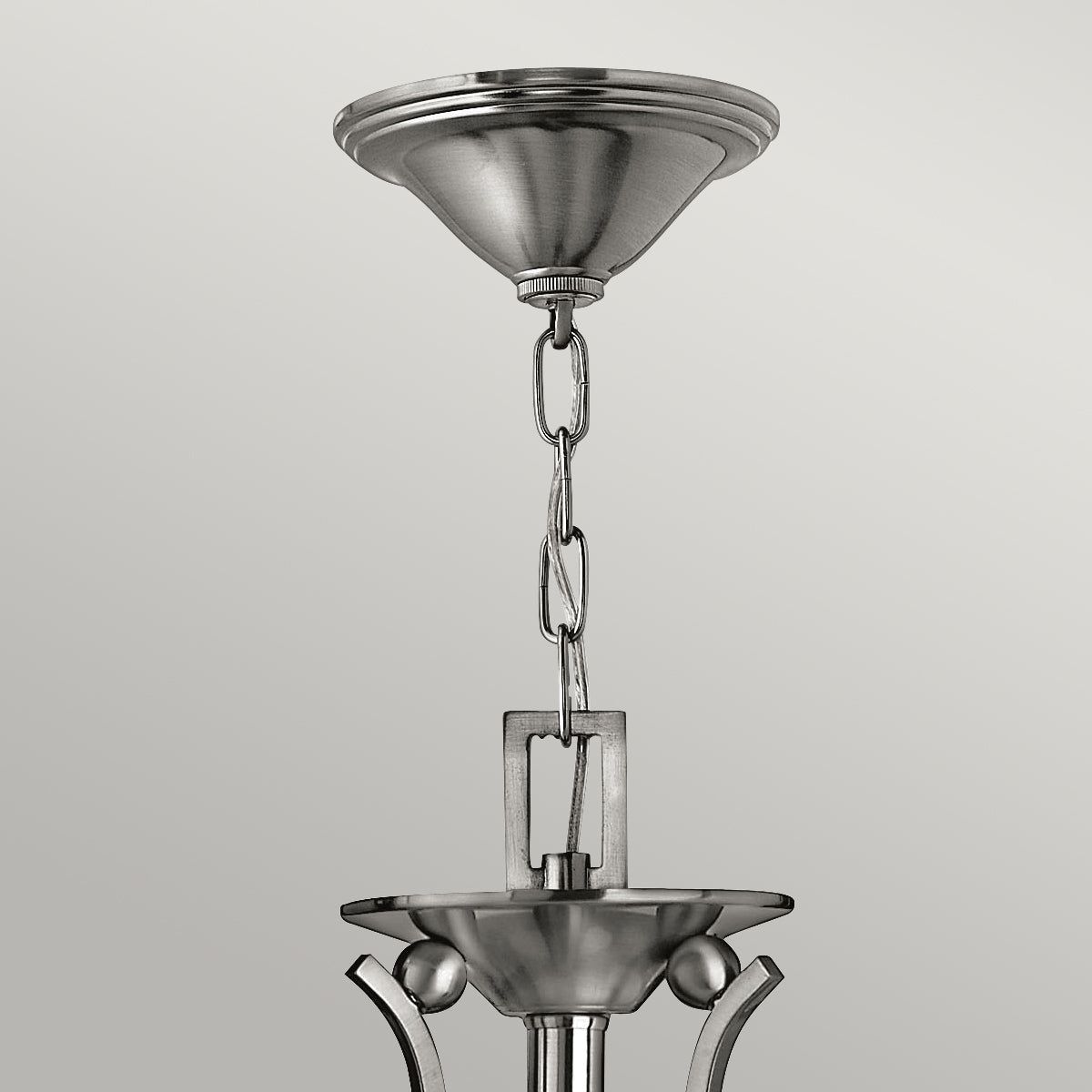 Bolla 3Lt Centre Ceiling Light - Brushed Nickel Finish