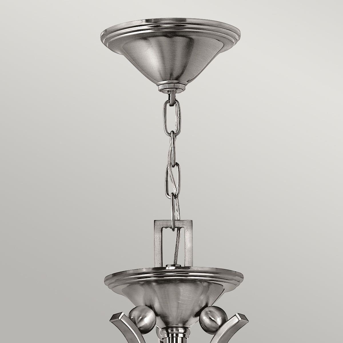 Bolla 5Lt Centre Ceiling Light - Brushed Nickel Finish