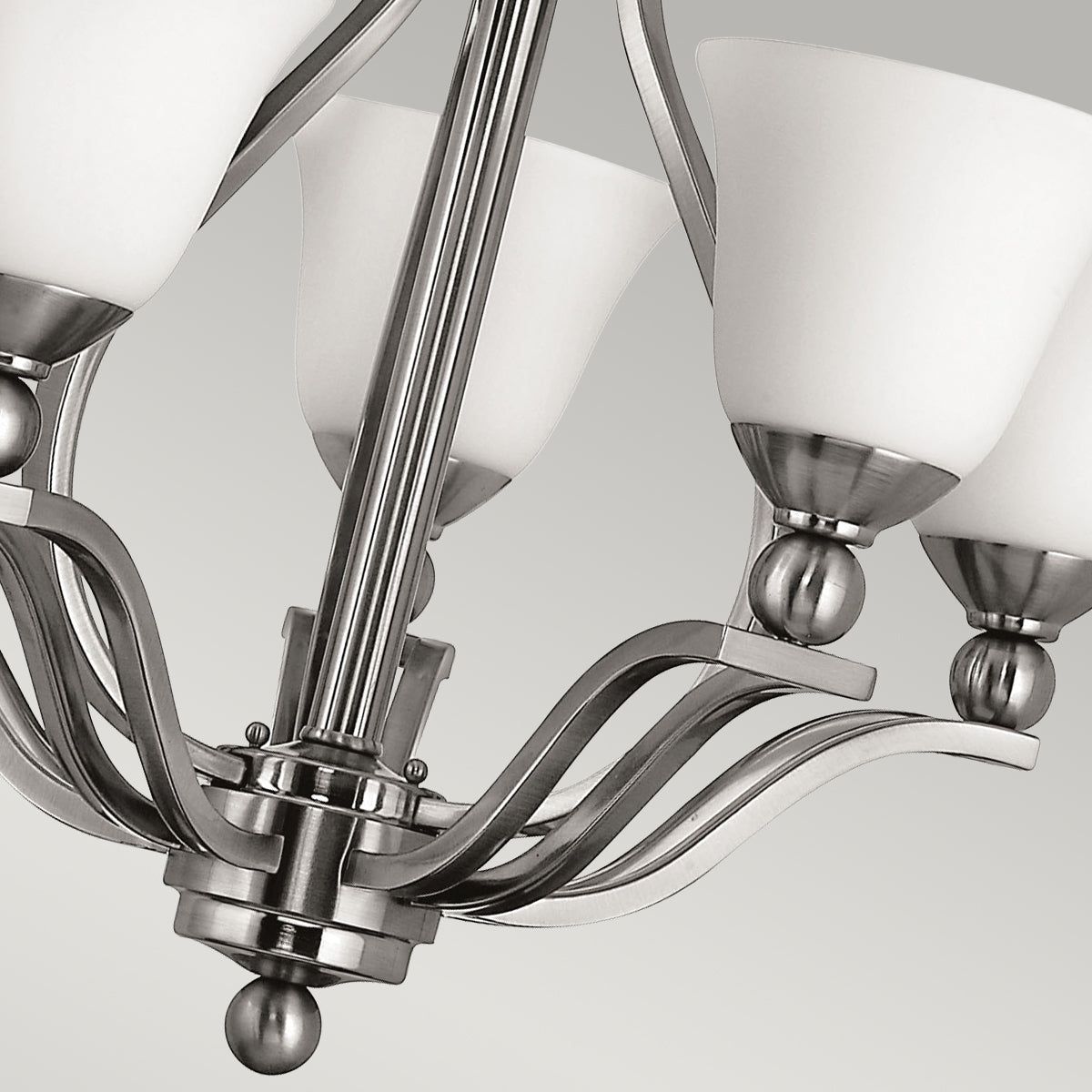Bolla 5Lt Centre Ceiling Light - Brushed Nickel Finish