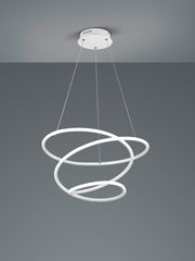 Bologna LED Hanging Light - Matt White Finish