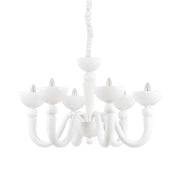Bon Centre Light 6/8Lt - White/Black Finish - Cusack Lighting