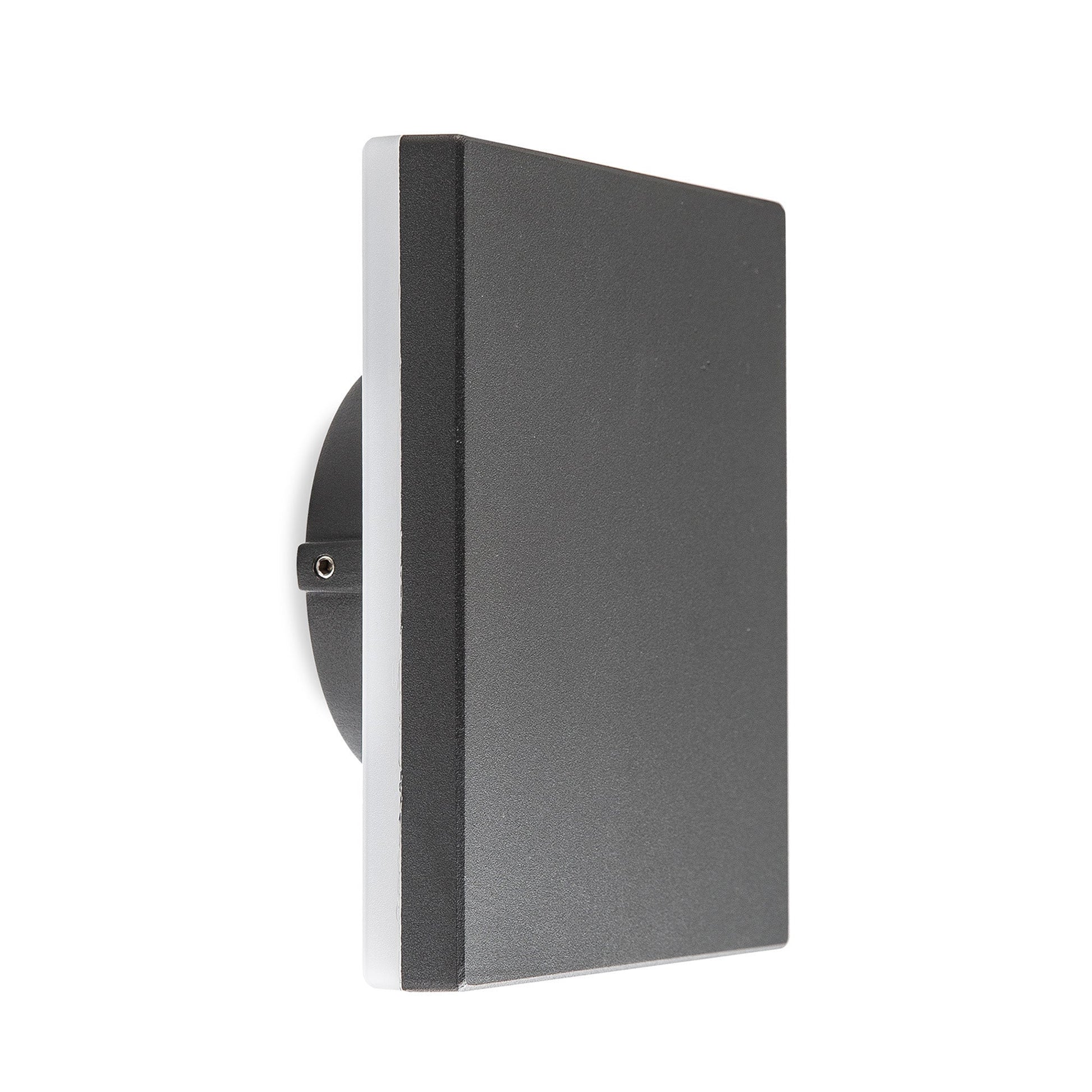 Bora Round/Square Wall Lamp, 9.6W LED, 3000K, 720lm, IP54, White,Anthracite,Rust Brown  3yrs Warranty
