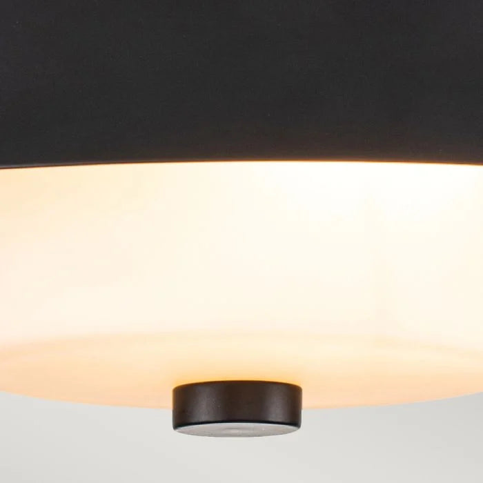 Bowtie 2Lt Flush IP44 - Matte Black