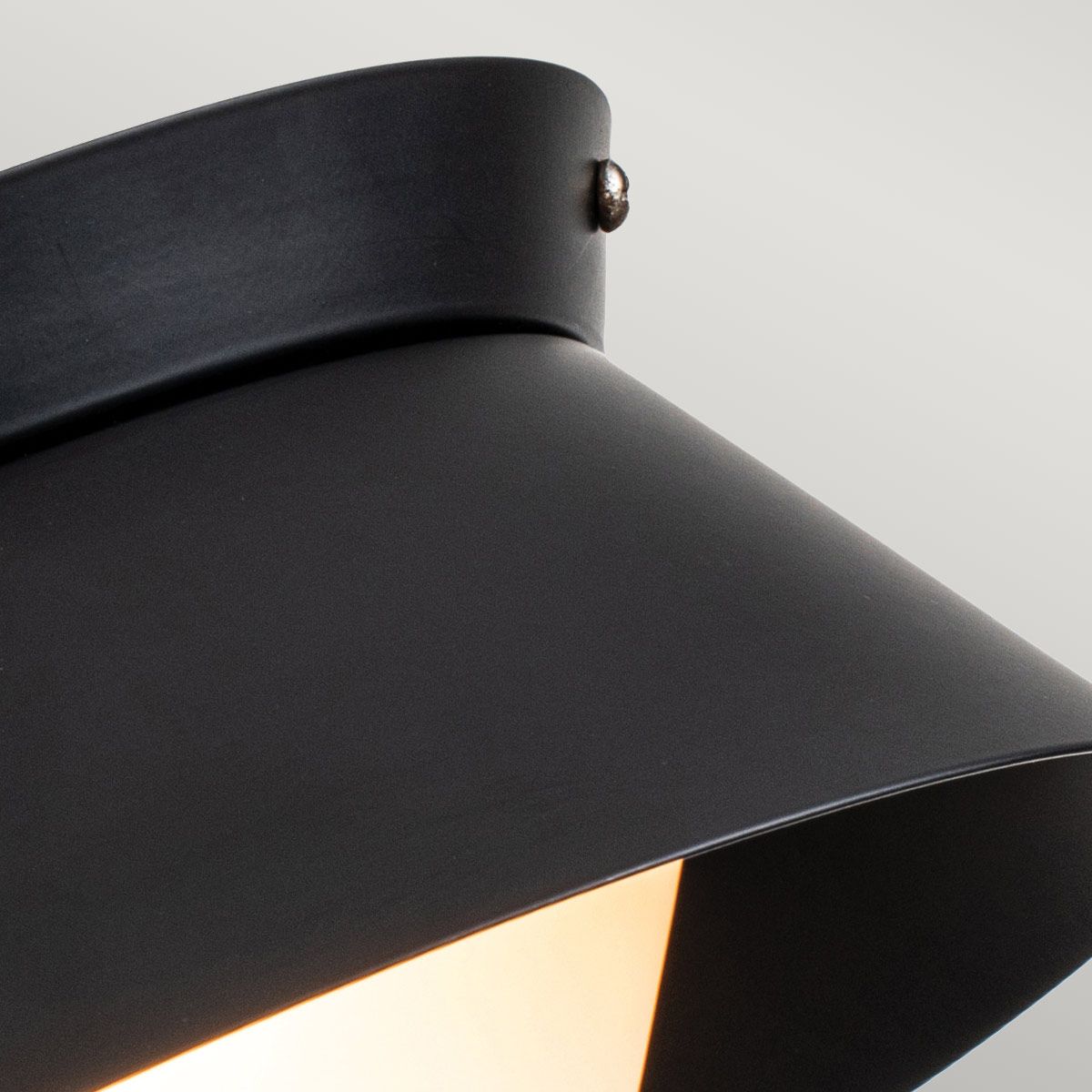 Bowtie 2Lt Flush IP44 - Matte Black