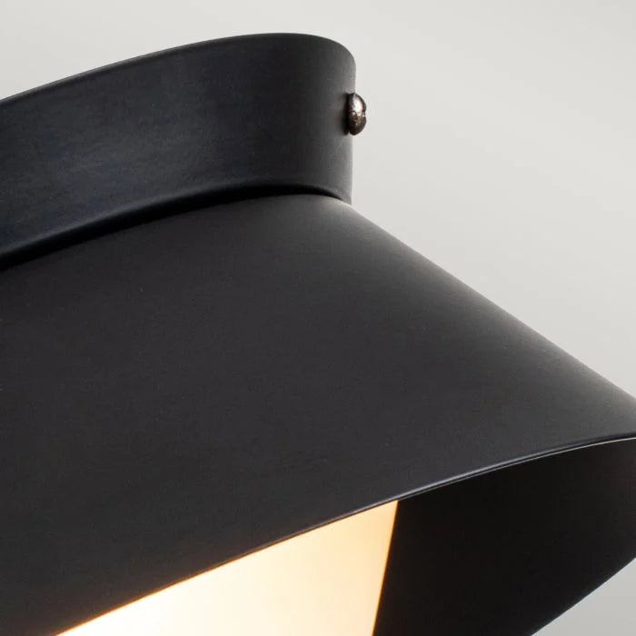 Bowtie 2Lt Flush IP44 - Matte Black