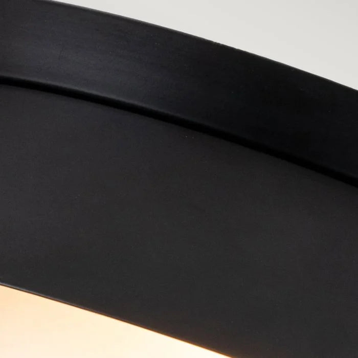 Bowtie 2Lt Flush IP44 - Matte Black