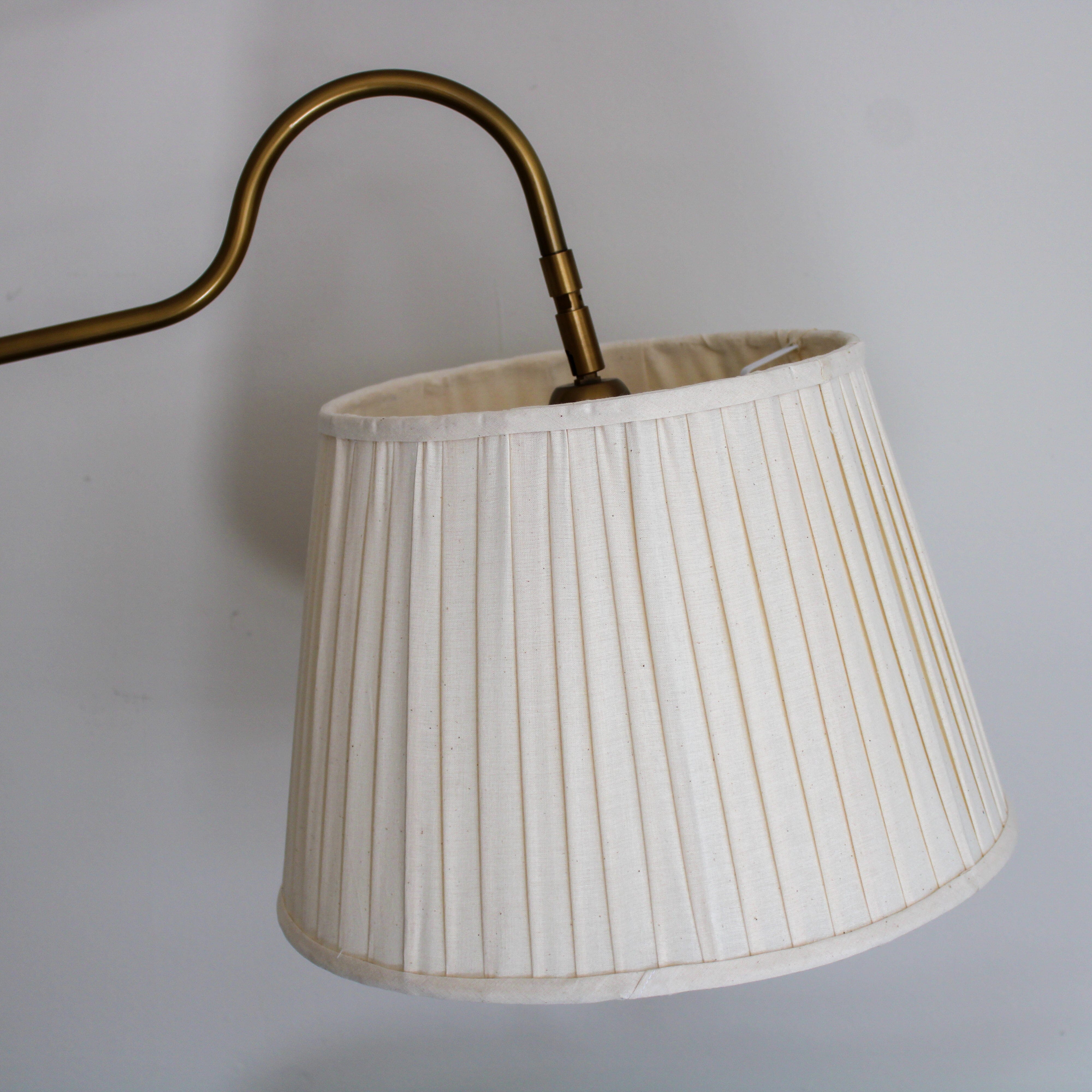 Reading Floor Lamp- Brass Finish