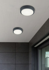 Breg Anthracite IP54 Outdoor LED Wall Light