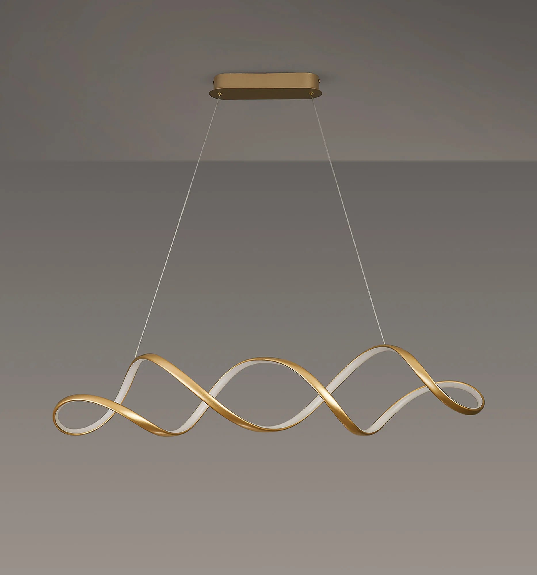 Berte 1m Triac LED Dimmable Wave Pendant