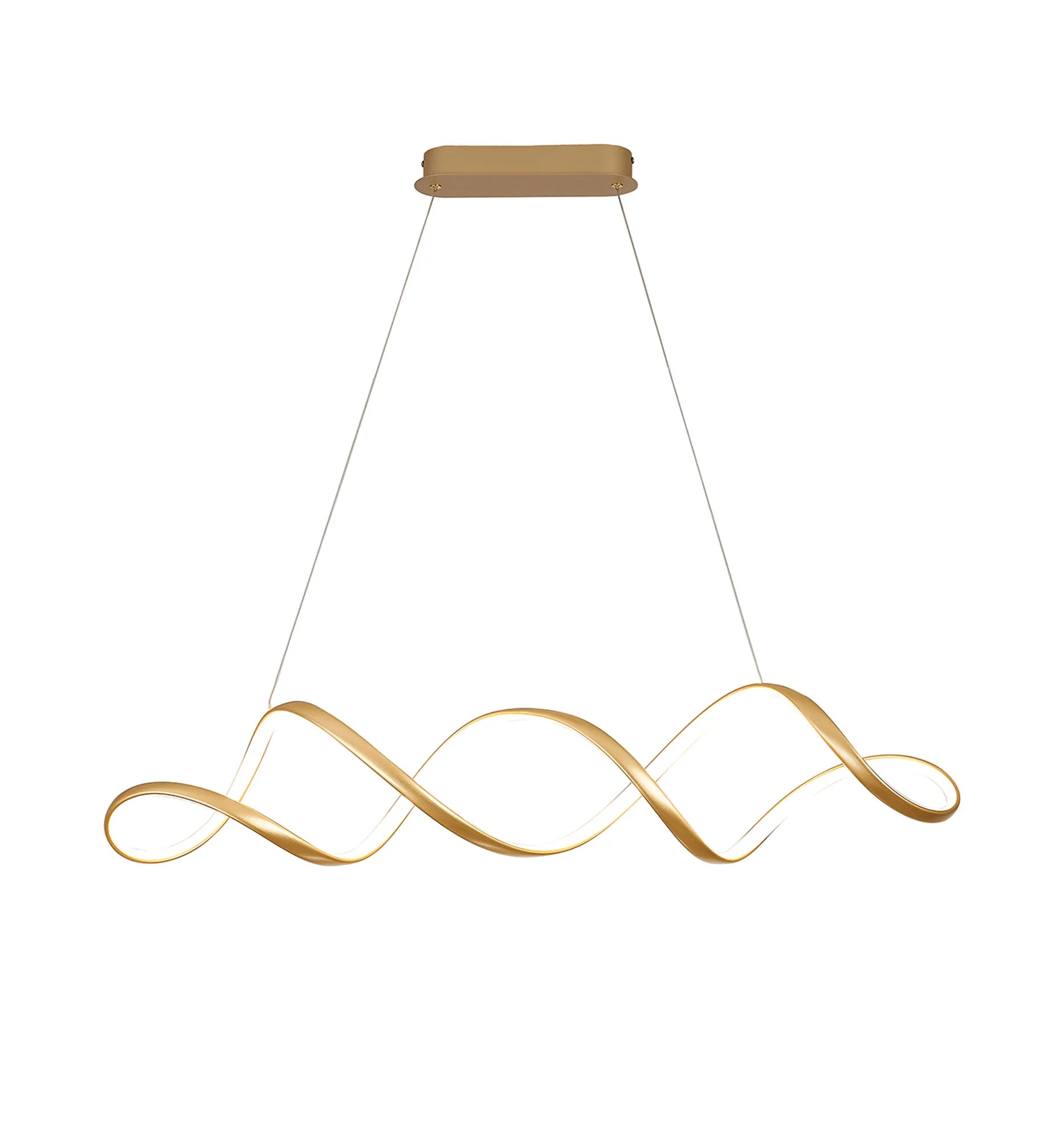 Berte 1m Triac LED Dimmable Wave Pendant