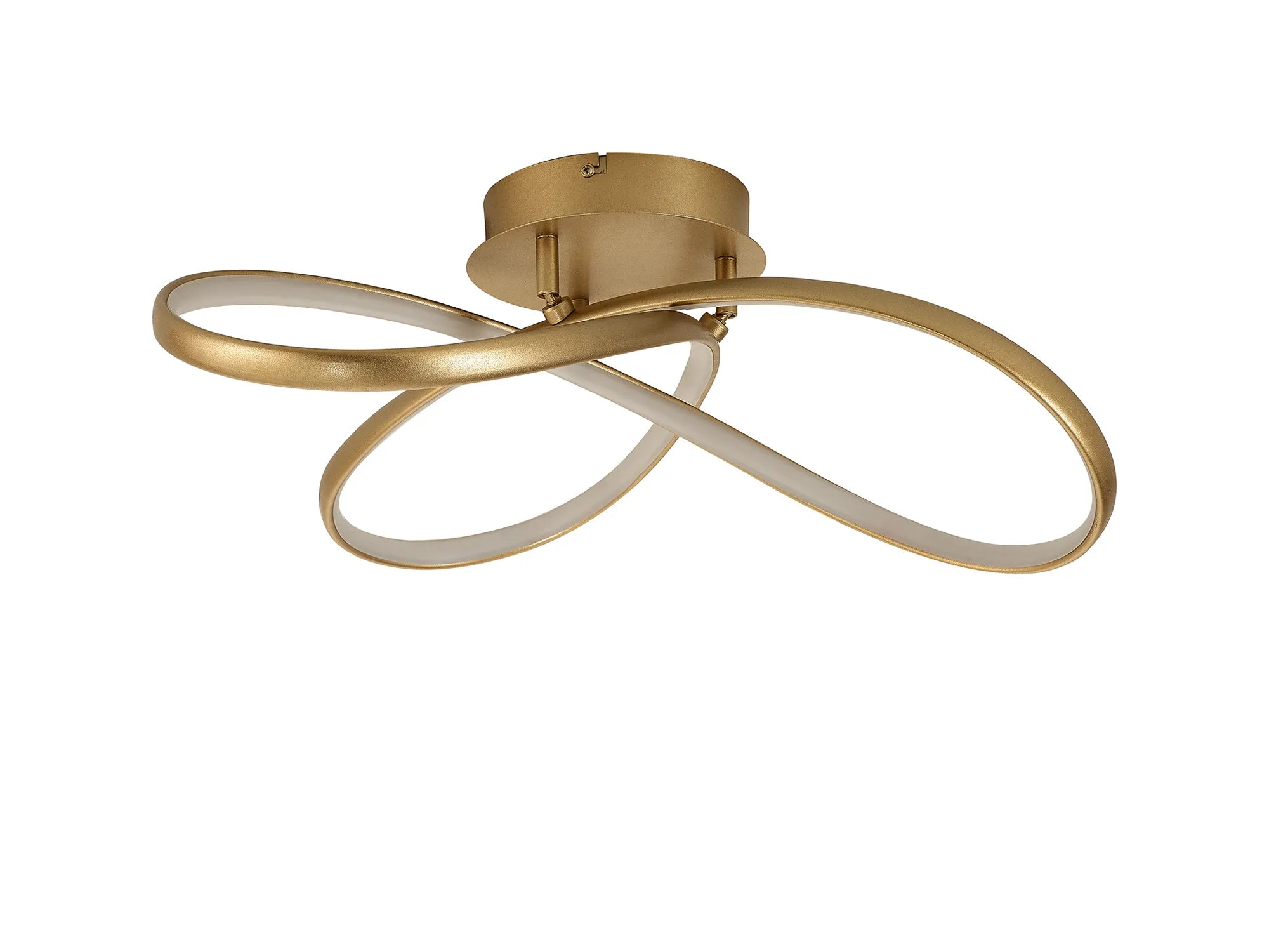 Berte Semi Flush Dimmable Looped Ceiling