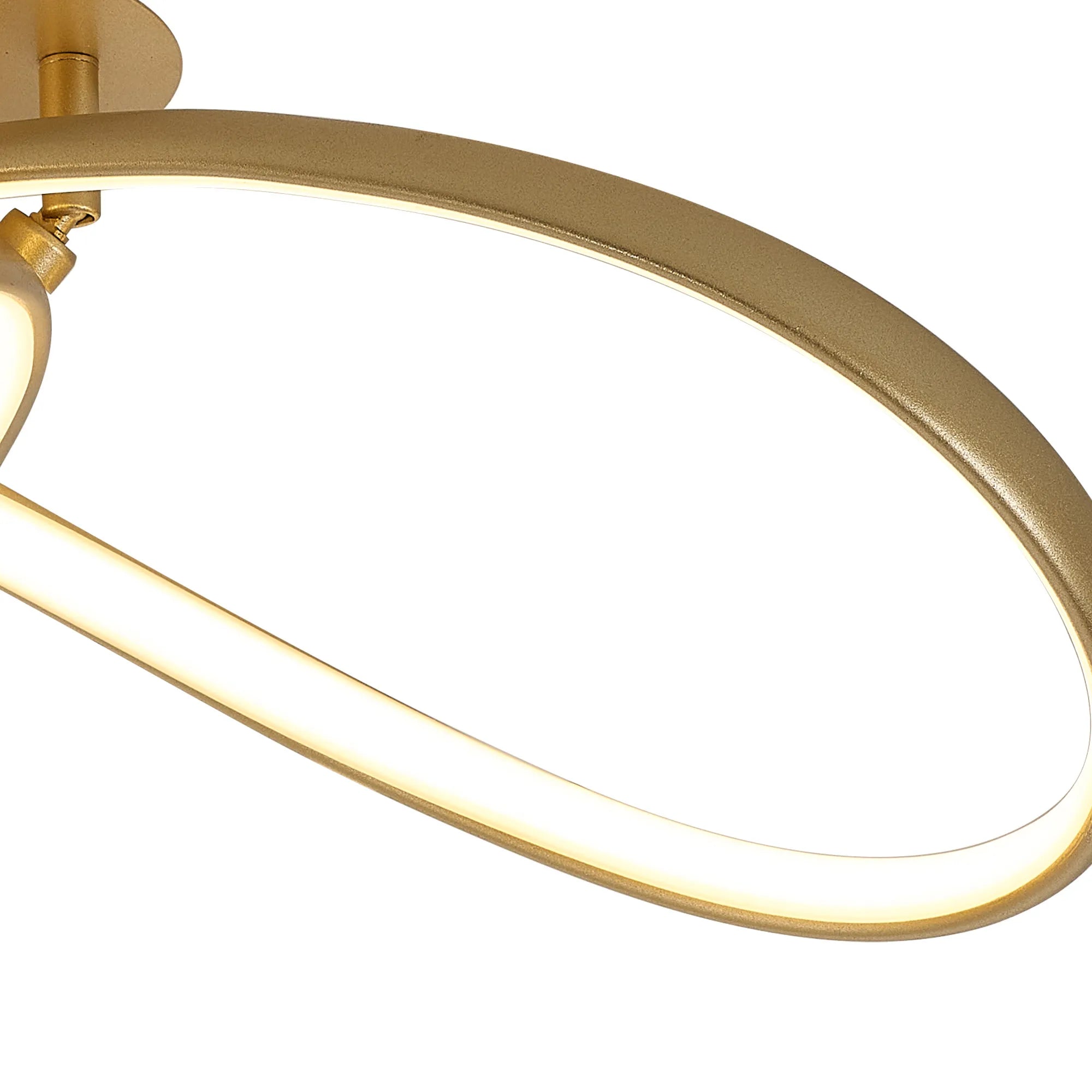 Berte Semi Flush Dimmable Looped Ceiling