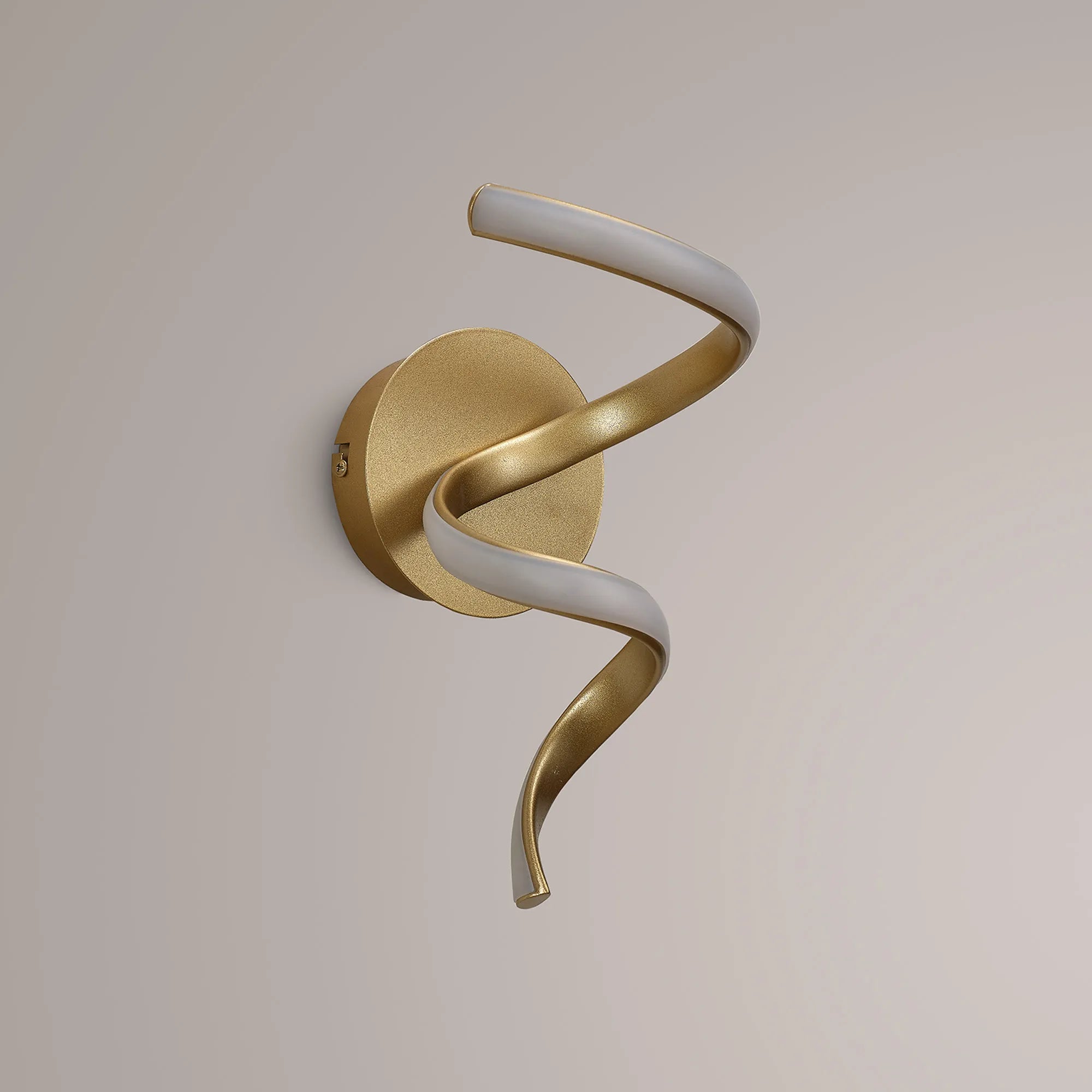 Berte Spiral Wall Light-  Champagne Gold