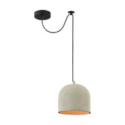 Broni Dome Pendant Light - Concrete